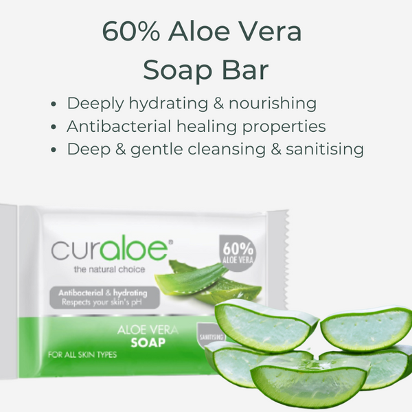 Aloe Vera Soap Bar 150g - 60% Aloe Vera